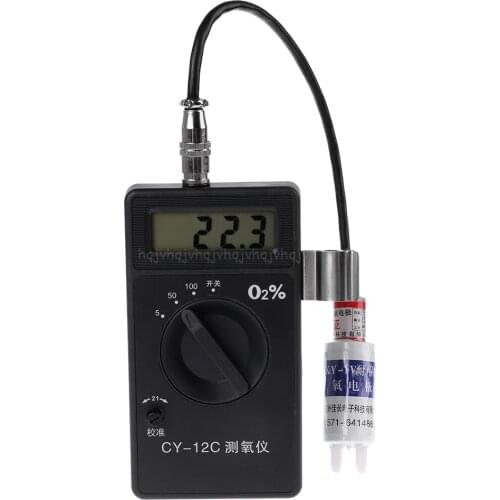 O2 Oxygen Concentration Content Tester Oxygen Detector Monintor Meter CY-12C Pro Au23 19 Dropship
