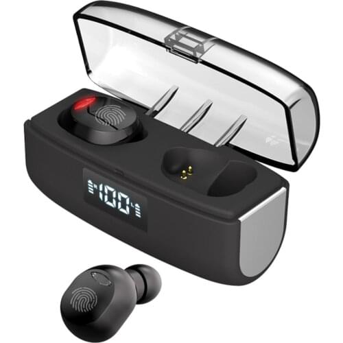 W12 Waterproof Noise Reducing Bluetooth V5.0 HiFi Wireless Headset Earphone