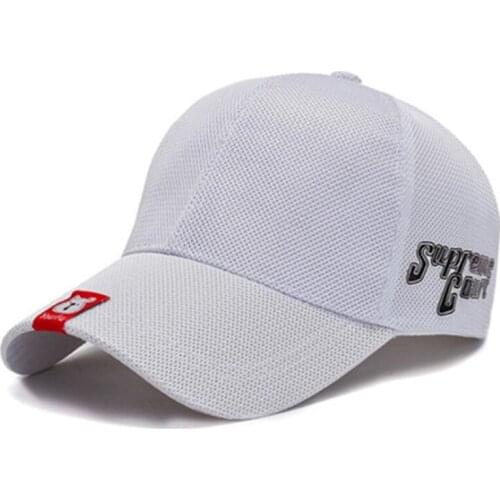 Womens casual sports mesh cap adjustable size breathable baseball caps for men women New summer mens fishing cap couple hat