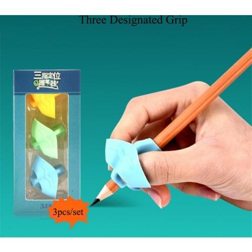 1 Set Silicone Pencil Holder Pen Grips For Children Student Writing Holding Pencil Posture Corrector Pen Grip Stationery Tools
