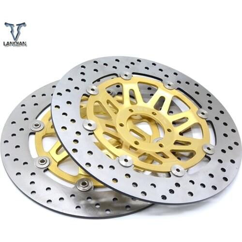 1 pair CNC Motorcycle Front Floating Brake Disc Rotor & Rear Brake Disc Rotor For Honda CB400 CB 400 1994 1995 1996 1997 1998