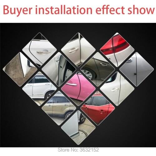 10M Car Anti Collision Side Door Edge Protection Styling Accessories Stickers For Citroen c2 c4 c5 c4l c3 saxo xsara picasso