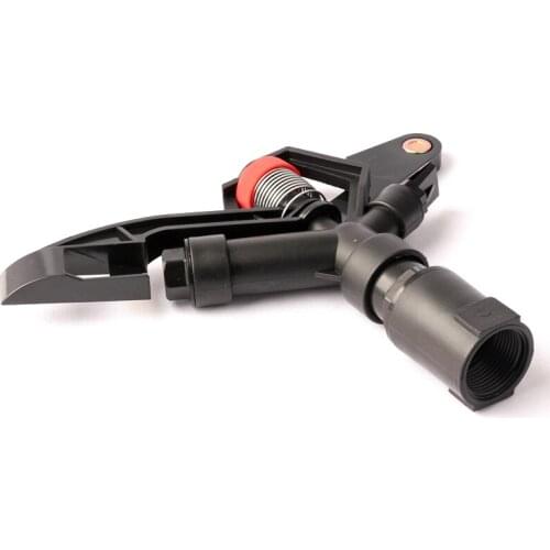 3pcs DN25 Female Thread Plastic Rotating Impact Sprinkler Double Nozzle Suitable For Garden Law Irrigation