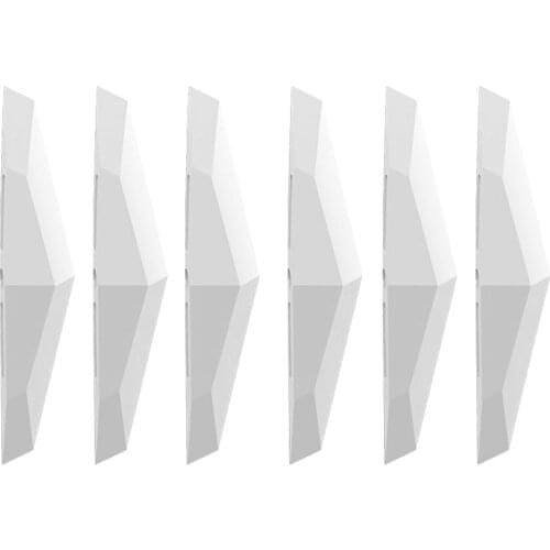 6pcs Car Door Anti-collision Guard Scratch Protector Bumper Strips Self-adhesive