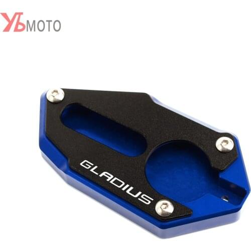 Motorcycles Accessories Kickstand Foot Side Stand Extension Pad Support Plate For Suzuki Gladius SFV 650 2009-2018 2017 2016