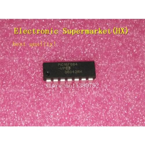 Free Shipping 10pcs/lots PIC16F684-I/P PIC16F684 DIP-14 In stock
