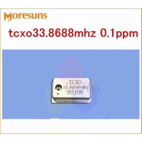 Free Ship 2PCS/lot Stereo diy High precision temperature-compensation crystal oscillator tcxo 33.8688mhz 0.1ppm accessories