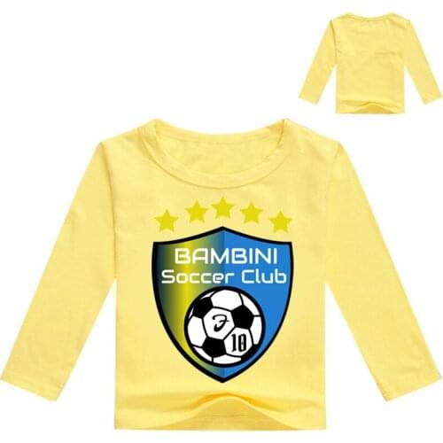 Kids T-shirts Boys Cartoon Long Sleeve Tops Girls Autumn Winter Cotton Sweatshirt 2 3 4 5 6 7 8 Years Children T Shirts Clothing