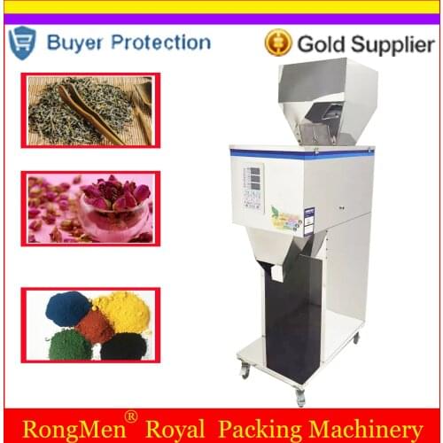 Filling And Weighing Machine Scale Filler Herb Tea Leaf Powder Medicine Coffee Beans Particle Suger Flour Rice Racking Device