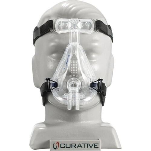 Ventilator Full Face Mask Bestfit2 with Headband and Silicone Cushion Common To Philips and ResMed Ventilators