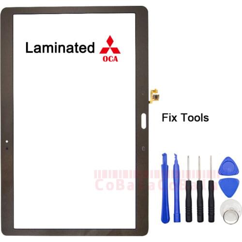 1Pcs Bronze White For Samsung Galaxy Tab S 10.5 LTE T800 T805 T807 Front Glass 10.5" Touch Screen Digitizer LCD Panel+Tools