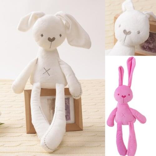 New Fashion Soft Stuffed Animals Kids Animal Rabbit Sleeping Cute Cartoon Plush Toy Stuffed Animal Dolls Children Birthday Gift