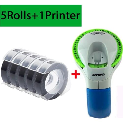 12965 Label Printer For Dymo 12965 Manual 3D Embossing Label Maker machine With 9mm 3D Embossing Label Tapes DIY Daliy Tapes