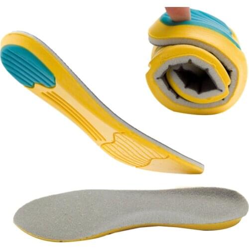 1Pair New Memory Foam Orthotics Arch Pain Relief Support Shoes Insert Pads Sports Running Insoles Foot Care