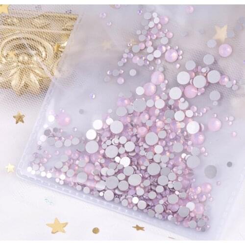 Swarovsky 1440Pcs Multi-size Crystal Diamonds 3D Nail Art Decorations Gem Stones For DIY Nails Rhinestone Decoration Nail Jewelr