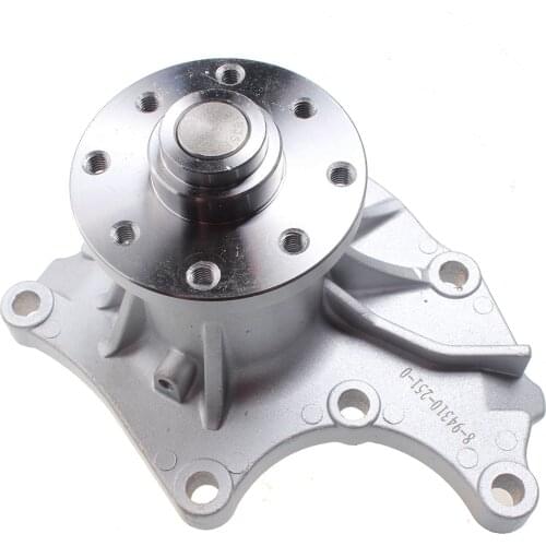 Holdwell Water Pump 8-94140-341-2 8-94310-251-0 8-94376-844-0 for Isuzu 4JB1 4JA1 4JG1 4GJ2 with 6mm Diameter Flange Holes