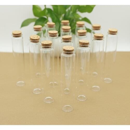 12pcs/lot DIY Mini Storage Bottles & Jars 37*180mm 150ml Test Tube Tiny Glass Bottle With Cork spice jar container