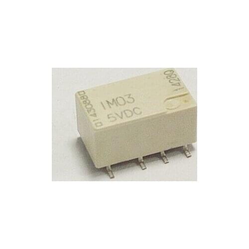 2pcs/lot IM03GR IM03GR-5V IM03 RELAY DPDT 2A 5V SOP-8