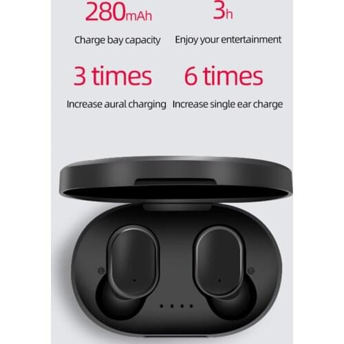 2021 A6s TWS Bluetooth 5.0 Wireless Earphones Headsets Earbuds With Charge Box For IPhone Xiaomi Huawei PK i7s i11 i12 i20 i60