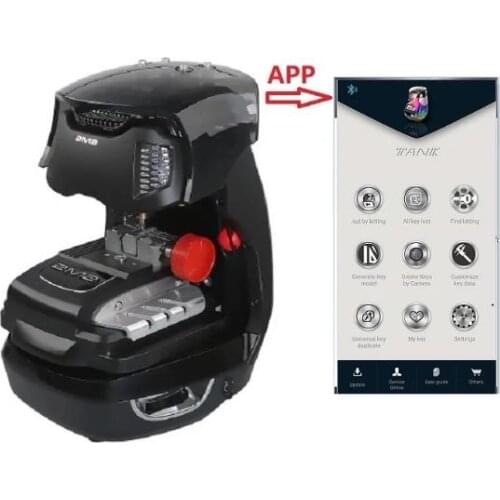 2020 Database 2M2 Magic Tank Automatic Car Key Cutting Machine Work on Android via Bluetooth Better Than Slica Milling Cutter