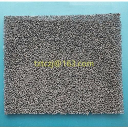 3D foam aluminum/ Through-hole foam aluminum/ Fully open-cell aluminum foam/ 10PPI 20PPI 30PPI