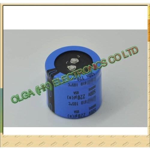 500V220UF no brand 35X35 105 degree capacitor 500V 220UF