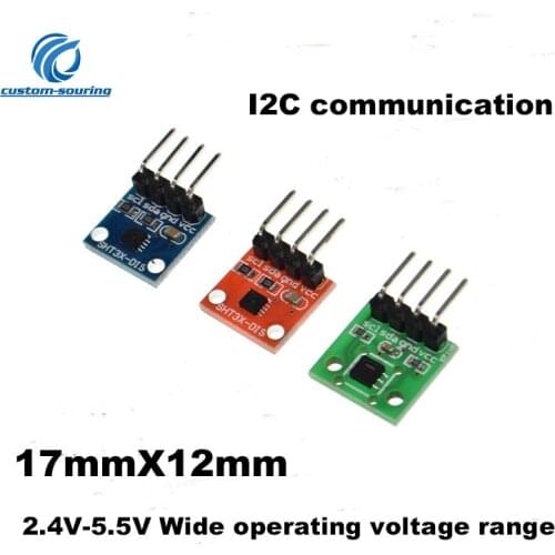 Free shipping SHT30 SHT31 SHT35 temperature and humidity sensor module I2C Digital Sensor DIS wide voltage