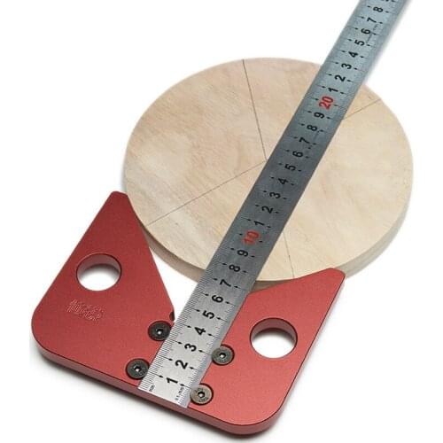 Woodworking 45 degree Angle Scribe Round Center Line Gauge