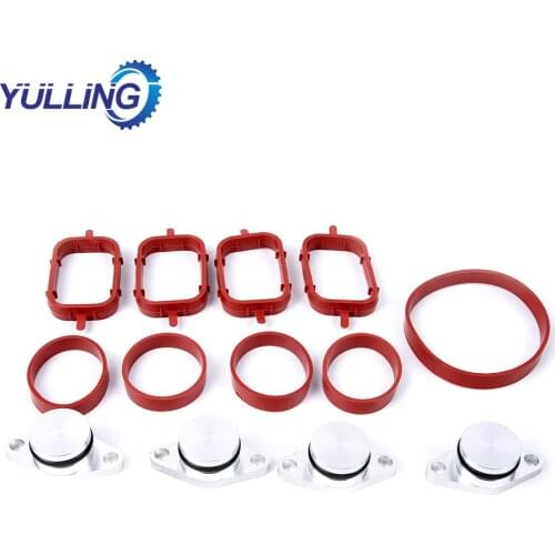 For BMW M47 E71 E46 E83 320d M47N / M47TU / M47TUD20 Car Intake Manifold Gasket Diesel Spiral Valve Panels Shutters Seals