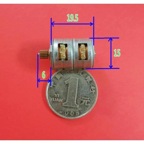 SM15 twin motor, double combined large torque stepper motor, series long stepper motor