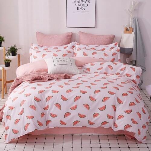 3-D Print Watermelon Bedding Set Duvet Cover Set Pillowcase Home Textiles 2/3pcs Bed Linen King Queen Size Dropship