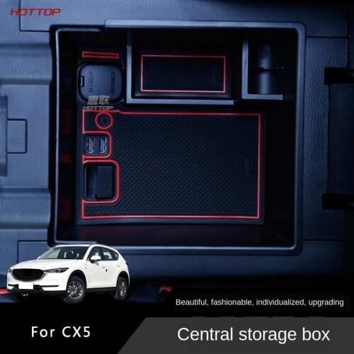 For Mazda CX5 2017 2018 2019 2020 Second generation Central Armrest Box Storage Box Interior Modification Storage Box