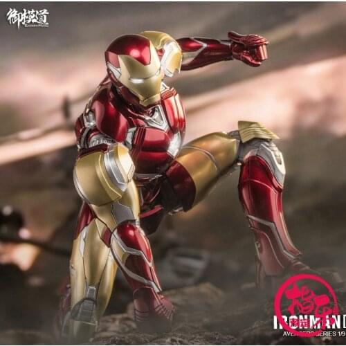 E-Model 1/9 Iron Man MK85 Assemble Model Robot 23cm Action Figure Toy