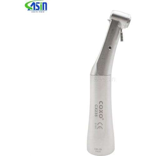 1pc COXO 20:1 Contra Angle Slow Speed dental Handpiece For Dental implant Micromotor Free shipping
