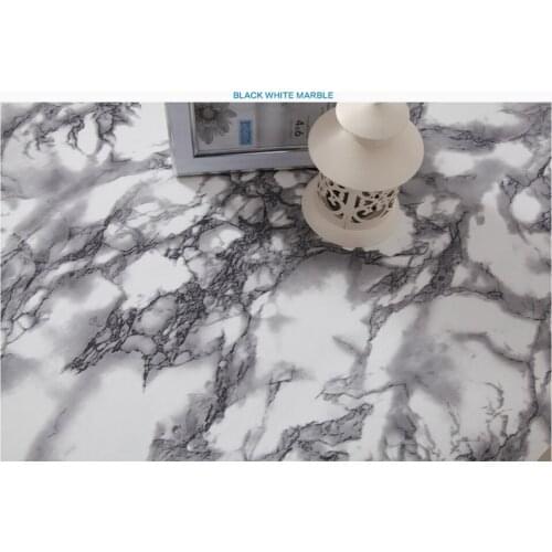 Imitation marble texture wallpaper Thickened self-adhesivePVC waterproof scrubable wallpaper TV background furniture renovation