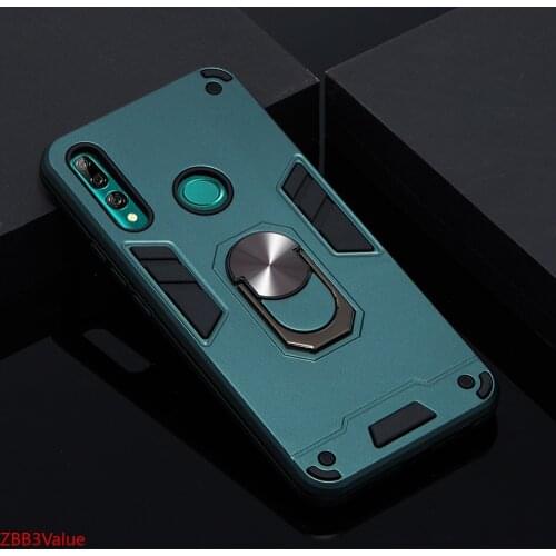With Finger Ring kickstand Anti fall Shockproof Protective armor Phone Case For HUAWEI Y5 Y6 Y7 Y9 Prime Pro 2018 2019 Cover