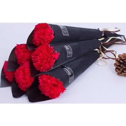 Christmas Flowers Artificial Flowers Soap Carnation Flower Christmas Decoration for Home Decor Wedding Gifts Fleur Artificielle