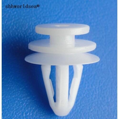 Shhworldsea 100pcs car plastic clip fasteners Decorative locator for GM 11562585,330151056,11569810