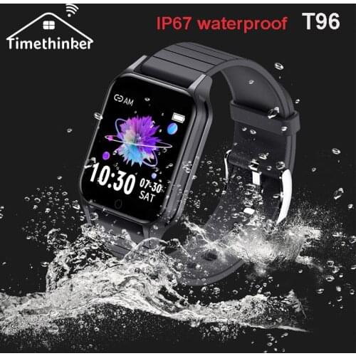 Timethinker Smart Watch Body temperature detection IP67 waterproof Health Monitor Sports Tracker Smart bracelet T96