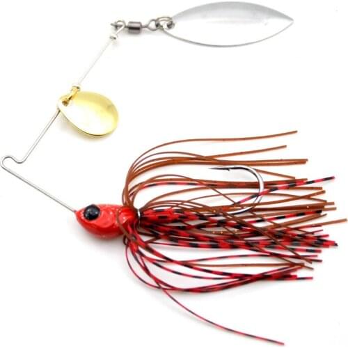 1PS Fishing Lure Wobblers Spinners Spoon Bait For Pike Peche Tackle All Artificial Baits Metal Sequins Spinnerbait