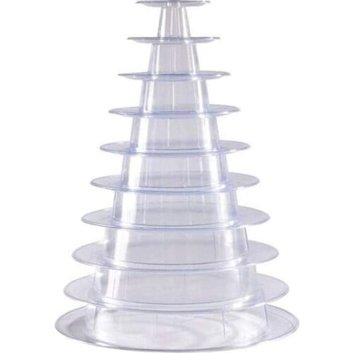 10Tiers Round Macaron Tower Stand Cupcake Stand Round Premium Quality Wedding Party Cake Display Tower Cupcake Tree Home