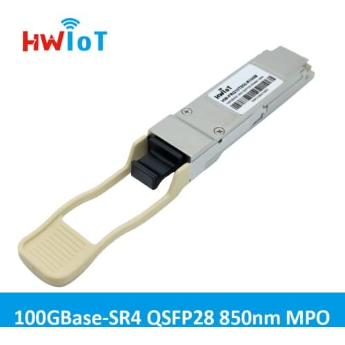100GBase-SR4 QSFP28 850nm 100m optical modules Transceiver MPO Connector Cisco Compatible