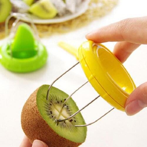 2-in-1 Mini Kiwi Cutter Peeler Tool Kiwi Slicer Fruit Scoop Kitchen Accessories Gadgets Tools