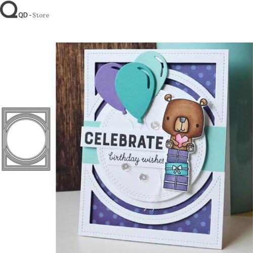 2021 Basic Cutout Background Frame Cutting Dies New Dies Scrapbooking Mold Cut Handmade Tools DIY Craft Decoration Metal Dies