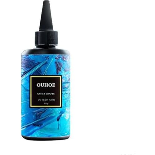 30/100/200g Ultraviolet Resin Hard Glue Curing UV Gel DIY Jewelry Crafts Making Casting Coating Accessories