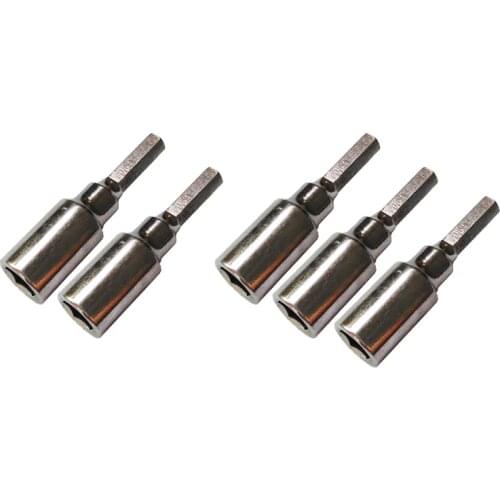 Hex Bit Adapter 4mm to 6.35mm 1/4" Screwdriver Bits with a Magnetic slot/Insert Jack holder,10pcs/lot