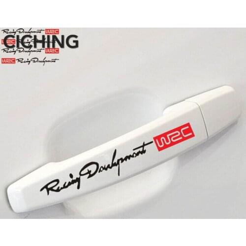 Car Stickers Personality Reflective Stickers Door Handle Wrist FOR note mitsubishi asx volkswagen polo opel skoda octavia a5