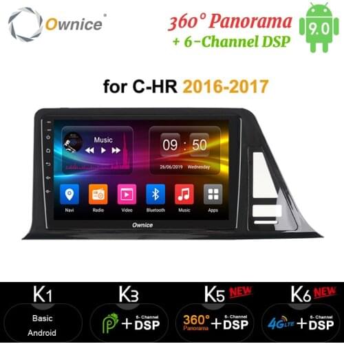 Ownice Car dvd 4G 64G Car Android 10 Radio Audio GPS Player Navi Stereo Multimedia 4G LTE for Toyota C-HR C HR CHR 2016 2017