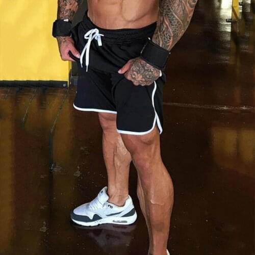 Black Mesh Gym Shorts Men Summer Fashion Fitness Wear Beach Men Short Pants Streetwear Loose Quick Dry Bodybuilding Shorts