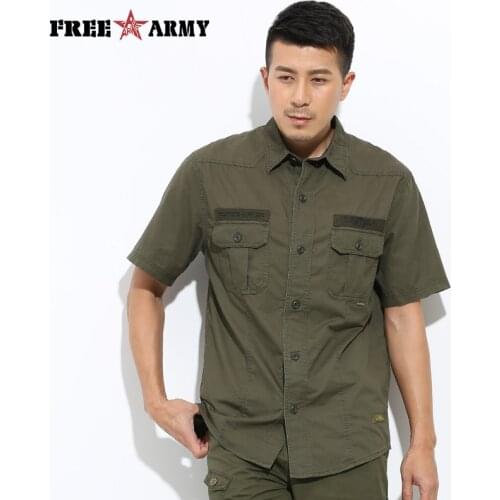 Мужские рубашки Free Army China At AliExpress